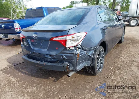 2016 Toyota Corolla S Plus из США, поврежденный, VIN 2T1BURHE3GC496154